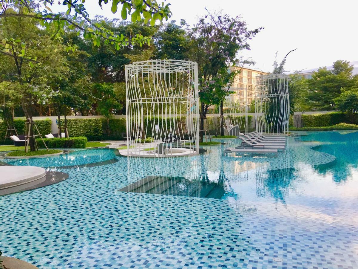 Summer Huahin Condo612,Near Beach&Cicada,Beautiful Swimming Pool Exterior foto