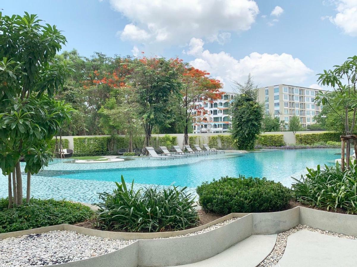Summer Huahin Condo612,Near Beach&Cicada,Beautiful Swimming Pool Exterior foto
